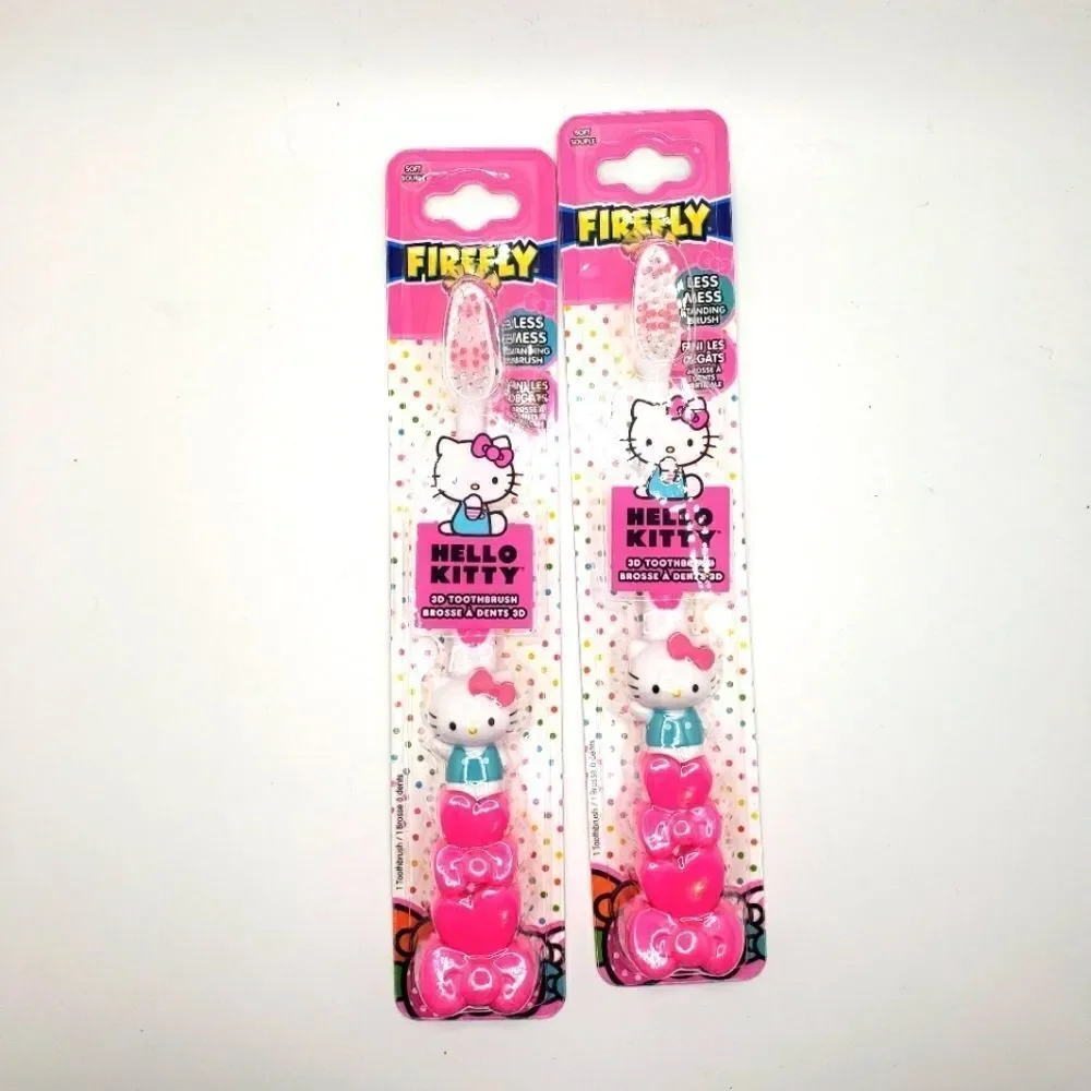 Hello Kitty standing toothbrush 2 pack